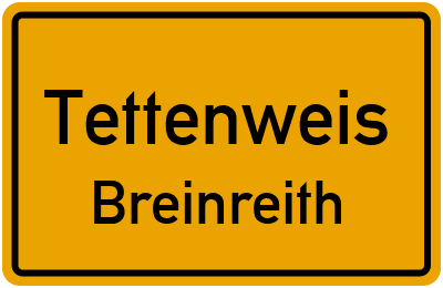 Straßenverzeichnis Tettenweis Breinreith