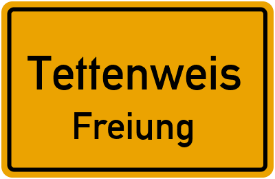 Straßenverzeichnis Tettenweis Freiung