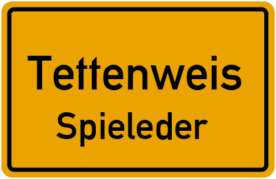 Straßenverzeichnis Tettenweis Spieleder