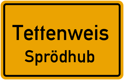 Straßenverzeichnis Tettenweis Sprödhub