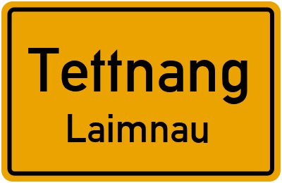 Ortsschild Tettnang Laimnau