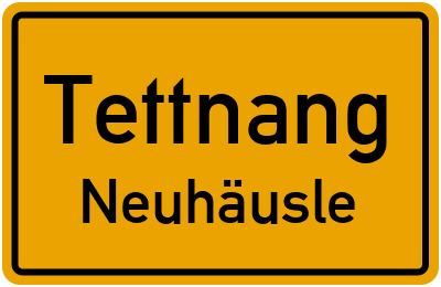 Straßenverzeichnis Tettnang Neuhäusle