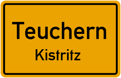 Straßenverzeichnis Teuchern Kistritz
