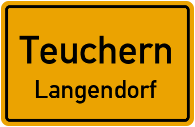 Straßenverzeichnis Teuchern Langendorf