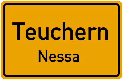 Straßenverzeichnis Teuchern Nessa
