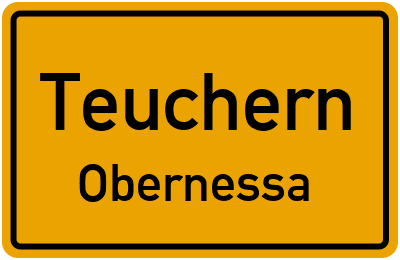 Straßenverzeichnis Teuchern Obernessa