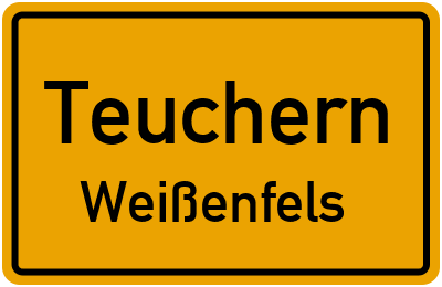 Straßenverzeichnis Teuchern Weißenfels
