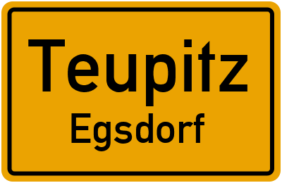 Straßenverzeichnis Teupitz Egsdorf