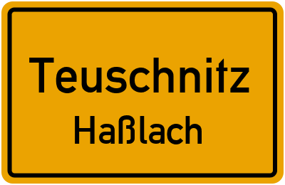 Straßenverzeichnis Teuschnitz Haßlach