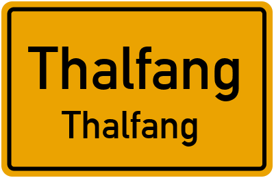 Straßenverzeichnis Thalfang Thalfang