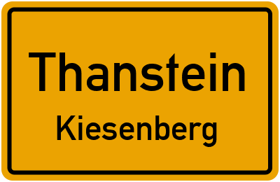 Straßenverzeichnis Thanstein Kiesenberg