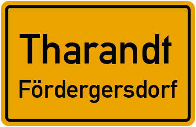 Straßenverzeichnis Tharandt Fördergersdorf