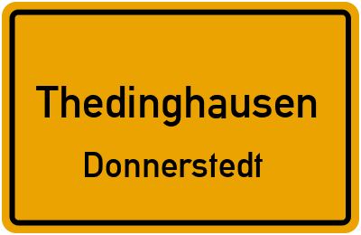 Straßenverzeichnis Thedinghausen Donnerstedt