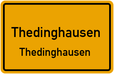 Straßenverzeichnis Thedinghausen Thedinghausen