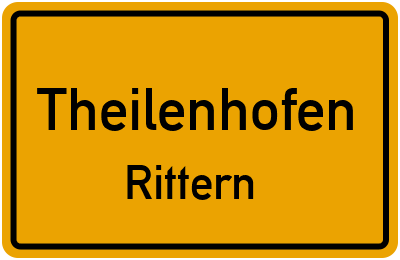 Straßenverzeichnis Theilenhofen Rittern