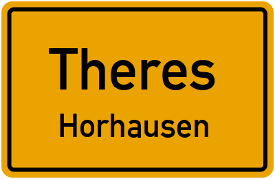 Ortsschild Theres Horhausen