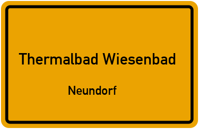 Straßenverzeichnis Thermalbad Wiesenbad Neundorf