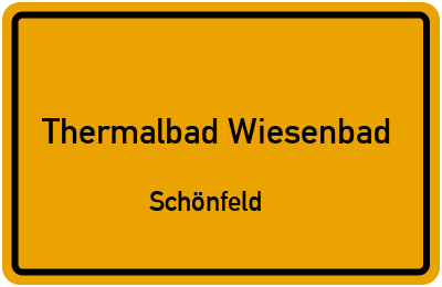 Straßenverzeichnis Thermalbad Wiesenbad Schönfeld
