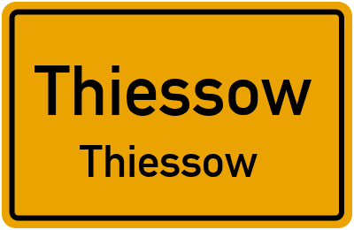 Straßenverzeichnis Thiessow Thiessow