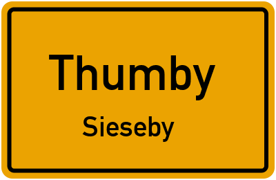 Straßenverzeichnis Thumby Sieseby