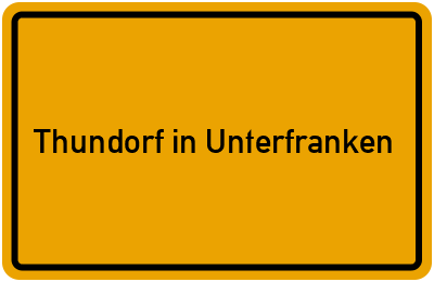 Thundorf in Unterfranken in Bayern erkunden