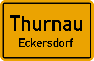 Straßenverzeichnis Thurnau Eckersdorf