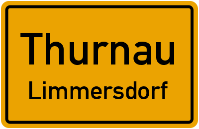 Ortsschild Thurnau Limmersdorf