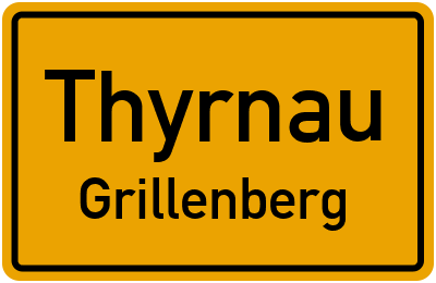 Ortsschild Thyrnau Grillenberg