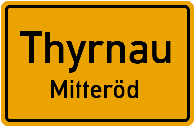 Straßenverzeichnis Thyrnau Mitteröd