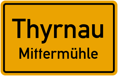 Straßenverzeichnis Thyrnau Mittermühle