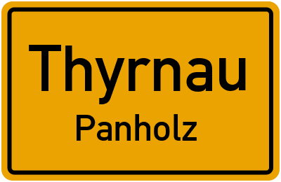 Ortsschild Thyrnau Panholz