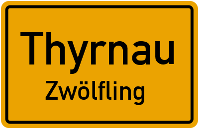 Straßenverzeichnis Thyrnau Zwölfling