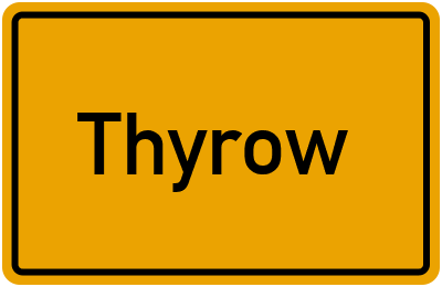 Thyrow Branchenbuch