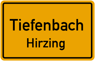 Straßenverzeichnis Tiefenbach Hirzing