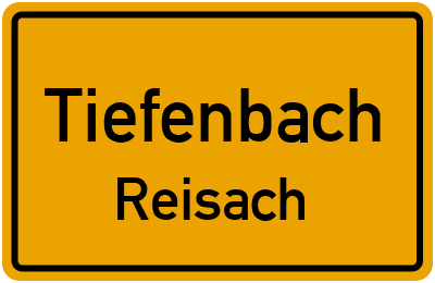 Straßenverzeichnis Tiefenbach Reisach