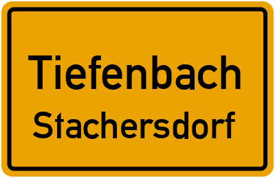 Straßenverzeichnis Tiefenbach Stachersdorf