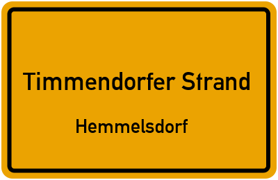 Straßenverzeichnis Timmendorfer Strand Hemmelsdorf