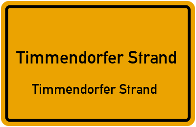 Straßenverzeichnis Timmendorfer Strand Timmendorfer Strand