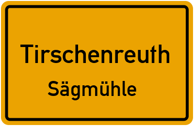 Straßenverzeichnis Tirschenreuth Sägmühle
