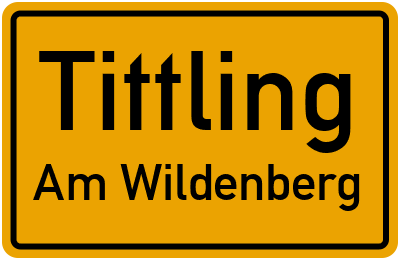 Straßenverzeichnis Tittling Am Wildenberg
