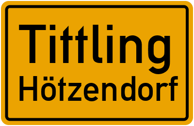 Straßenverzeichnis Tittling Hötzendorf
