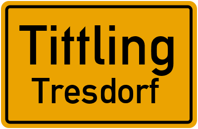Straßenverzeichnis Tittling Tresdorf