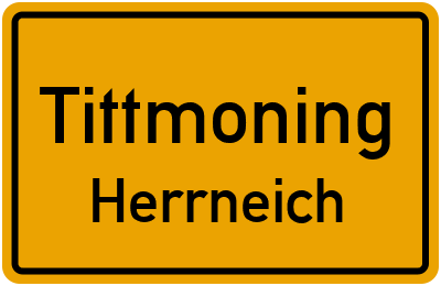 Ortsschild Tittmoning Herrneich