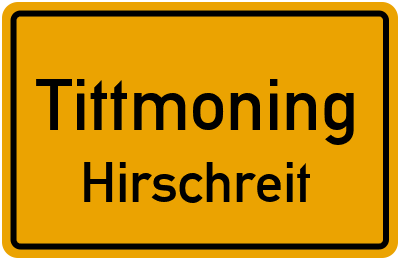Straßenverzeichnis Tittmoning Hirschreit