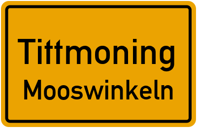 Straßenverzeichnis Tittmoning Mooswinkeln