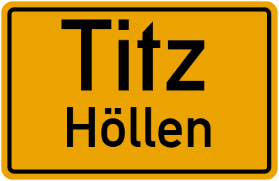 Straßenverzeichnis Titz Höllen