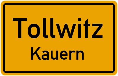Straßenverzeichnis Tollwitz Kauern