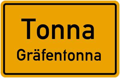 Straßenverzeichnis Tonna Gräfentonna