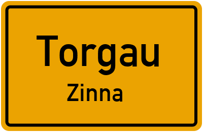 Straßenverzeichnis Torgau Zinna