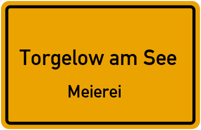Straßenverzeichnis Torgelow am See Meierei